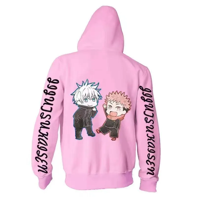 Jujutsu Kaisen Yuuji & Satoru Jacket Hoodie