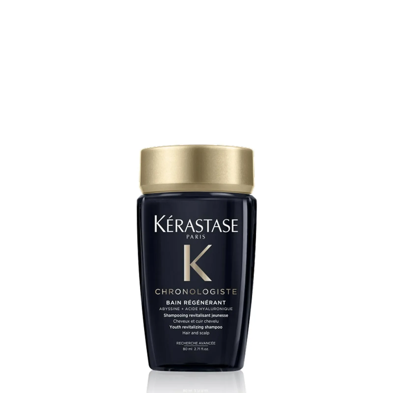 Kérastase Chronologiste Régénérant, Youth revitalizing shampoo for hair and scalp. 80ML (Travel Size)