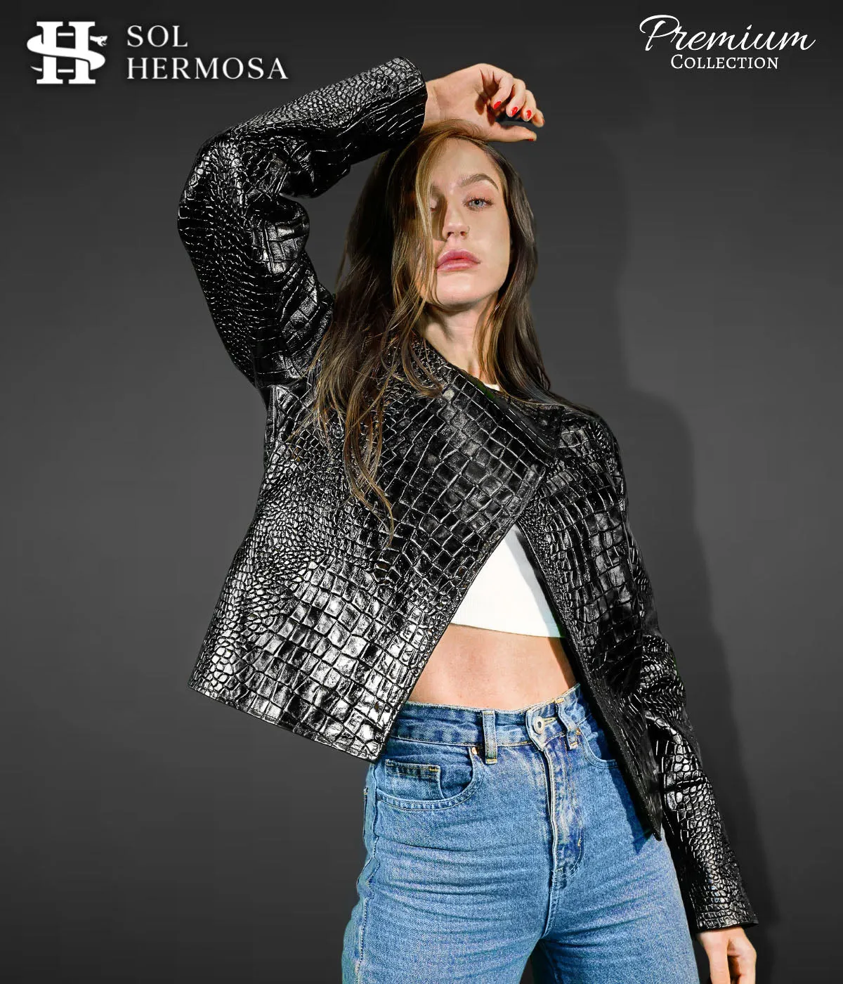 Leather Jacket For Women - Hestia