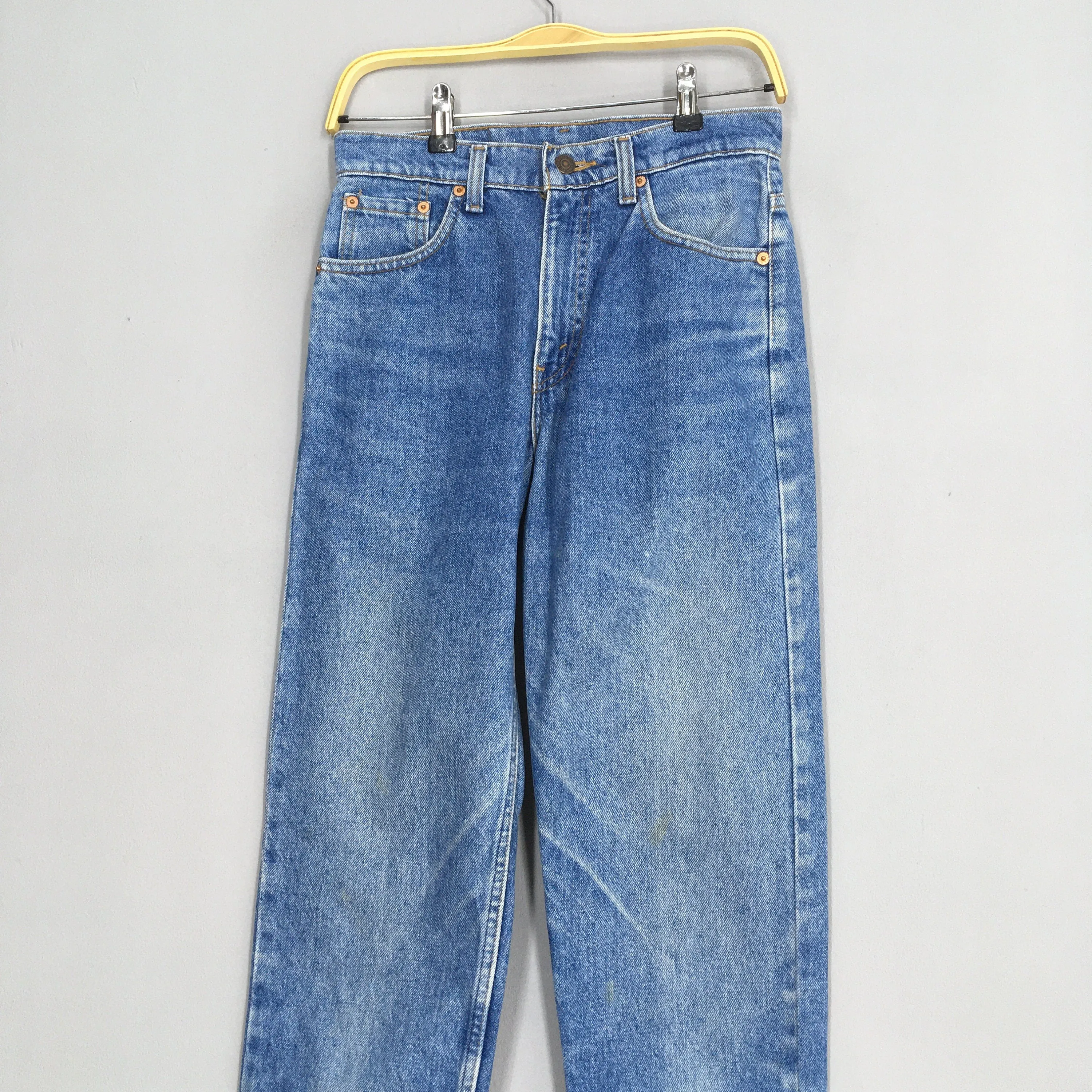 Levis 610 Faded Blue Jeans Size 28x32