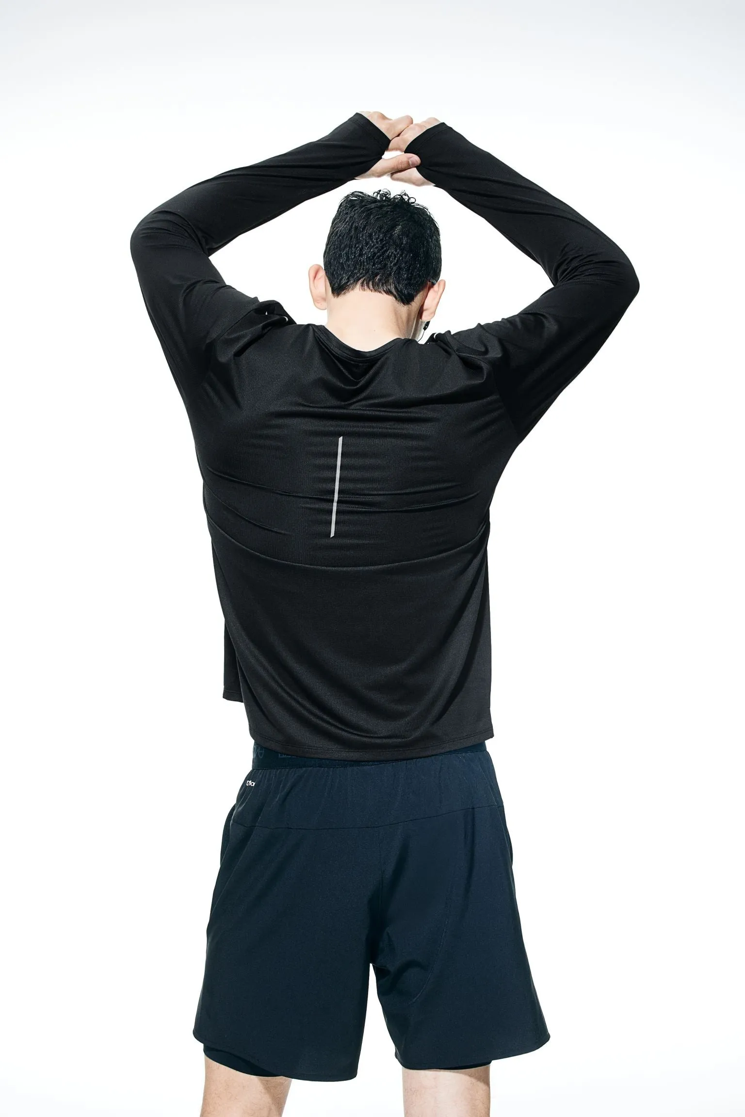 Long sleeve H&M DryMove Lightweight Running, black