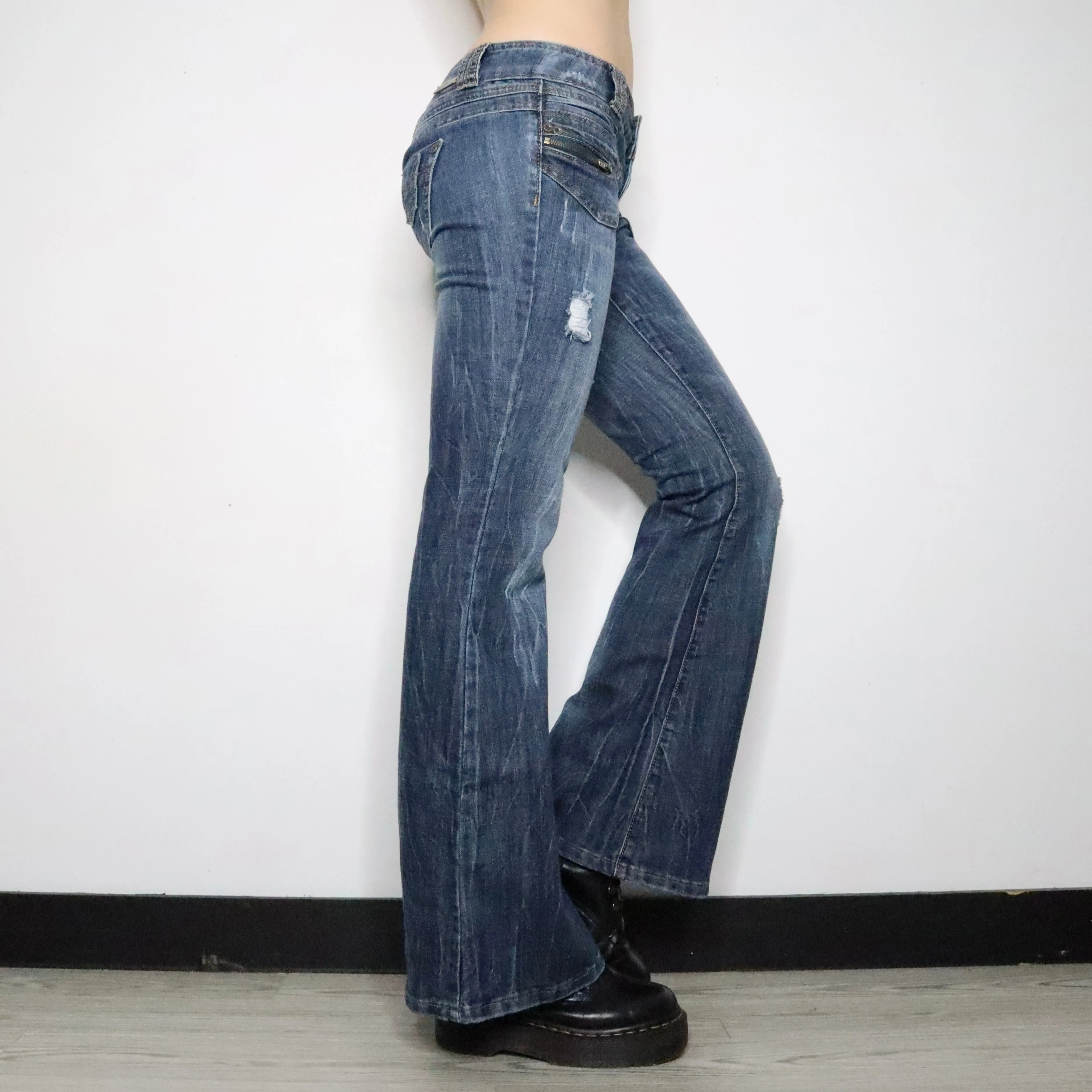 Low Rise Flare Jeans (Medium)