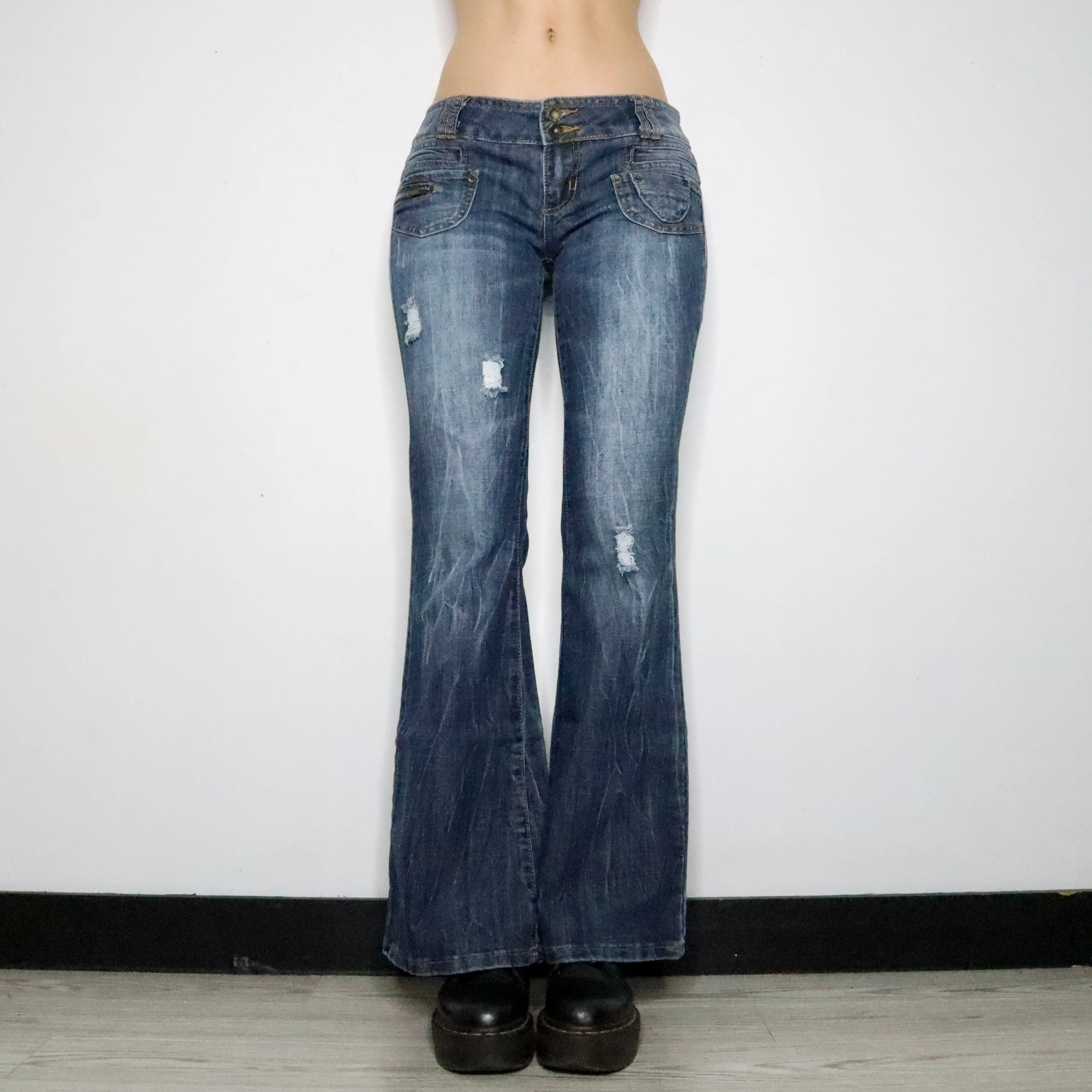 Low Rise Flare Jeans (Medium)