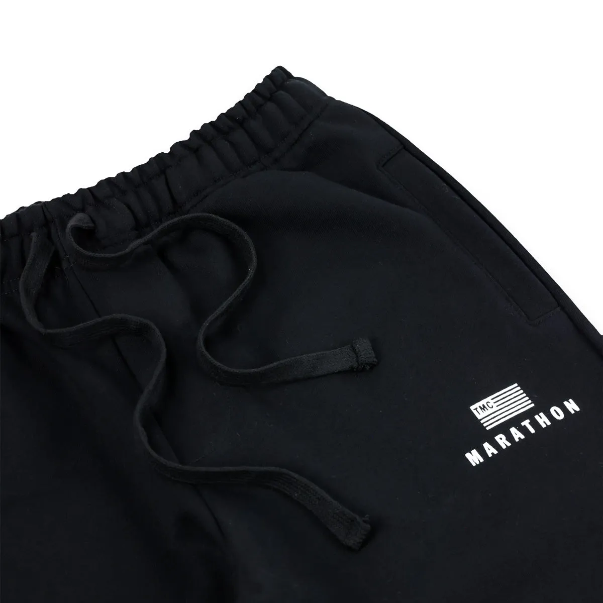 Marathon Modern Sweatpants - Black/White