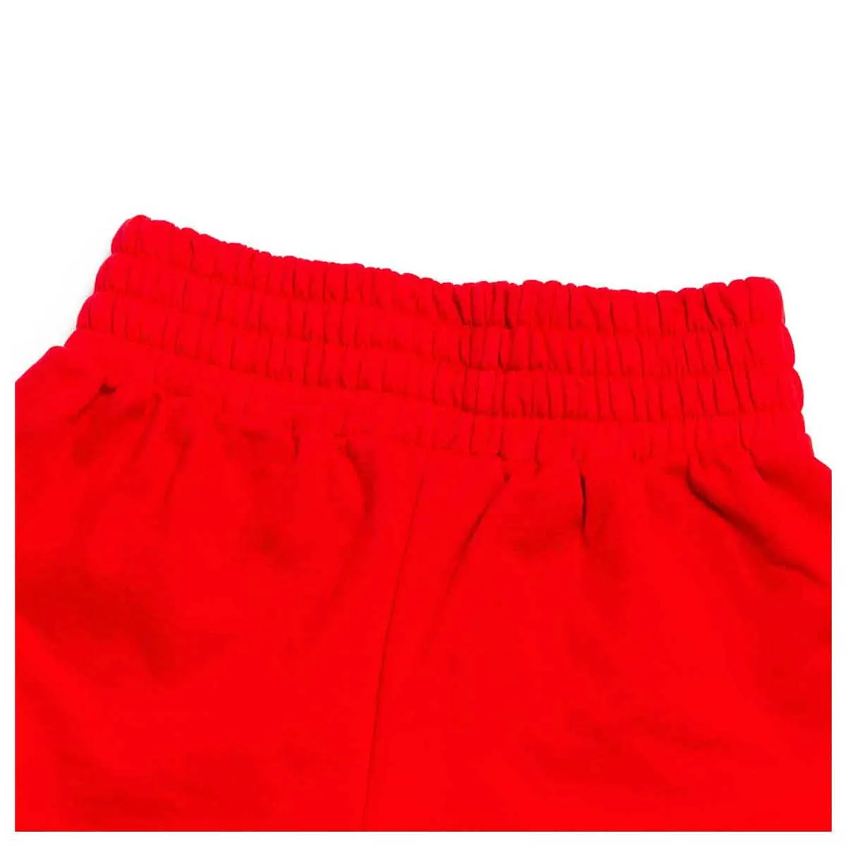 Marathon Womens Boxer Fleece Shorts - Red