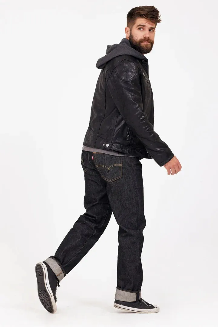 Men's Mauritius | Biko Leather Jacket | Black