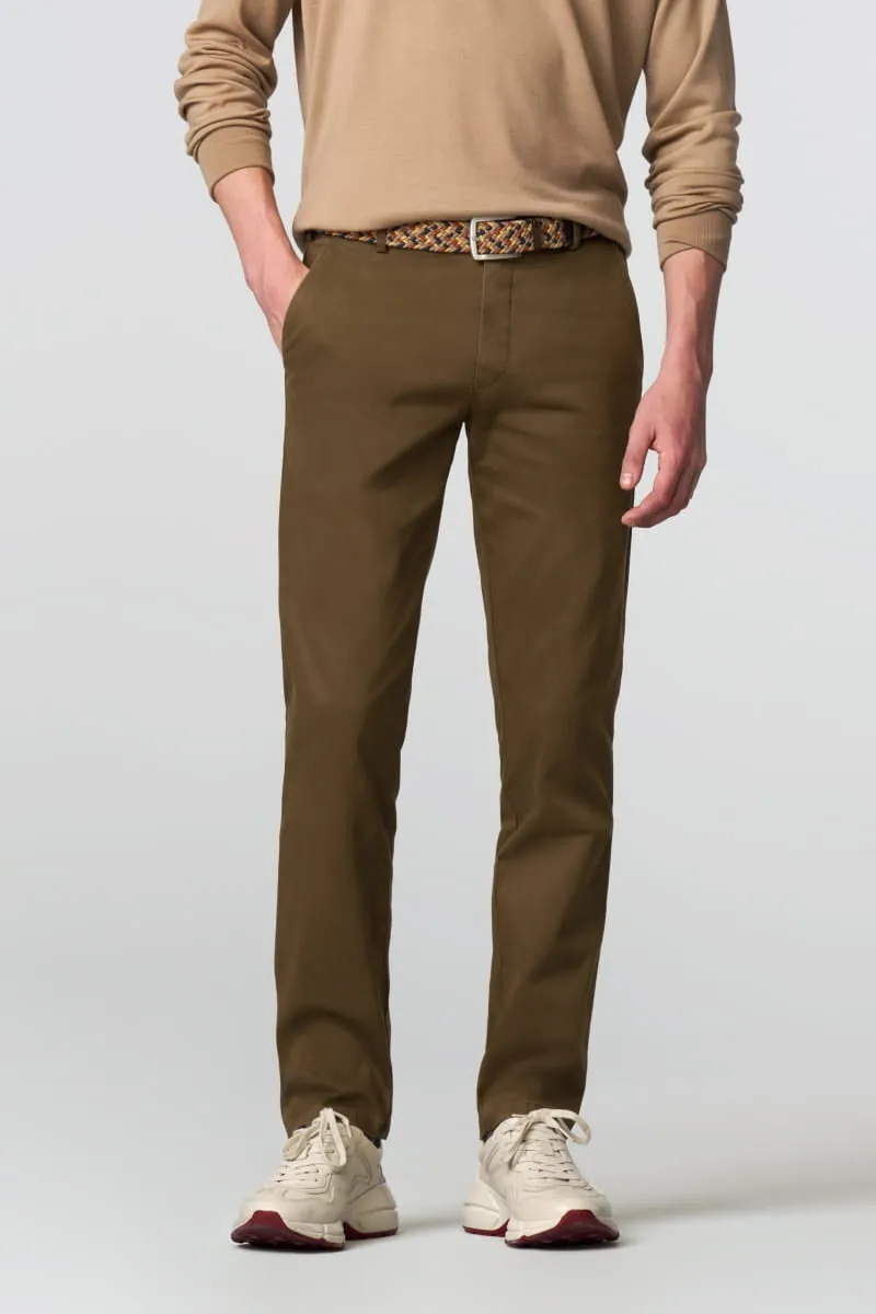 MEYER <BR>
Cotton Chino Trousers <BR>
Caramel, Navy or Charcoal available <BR>