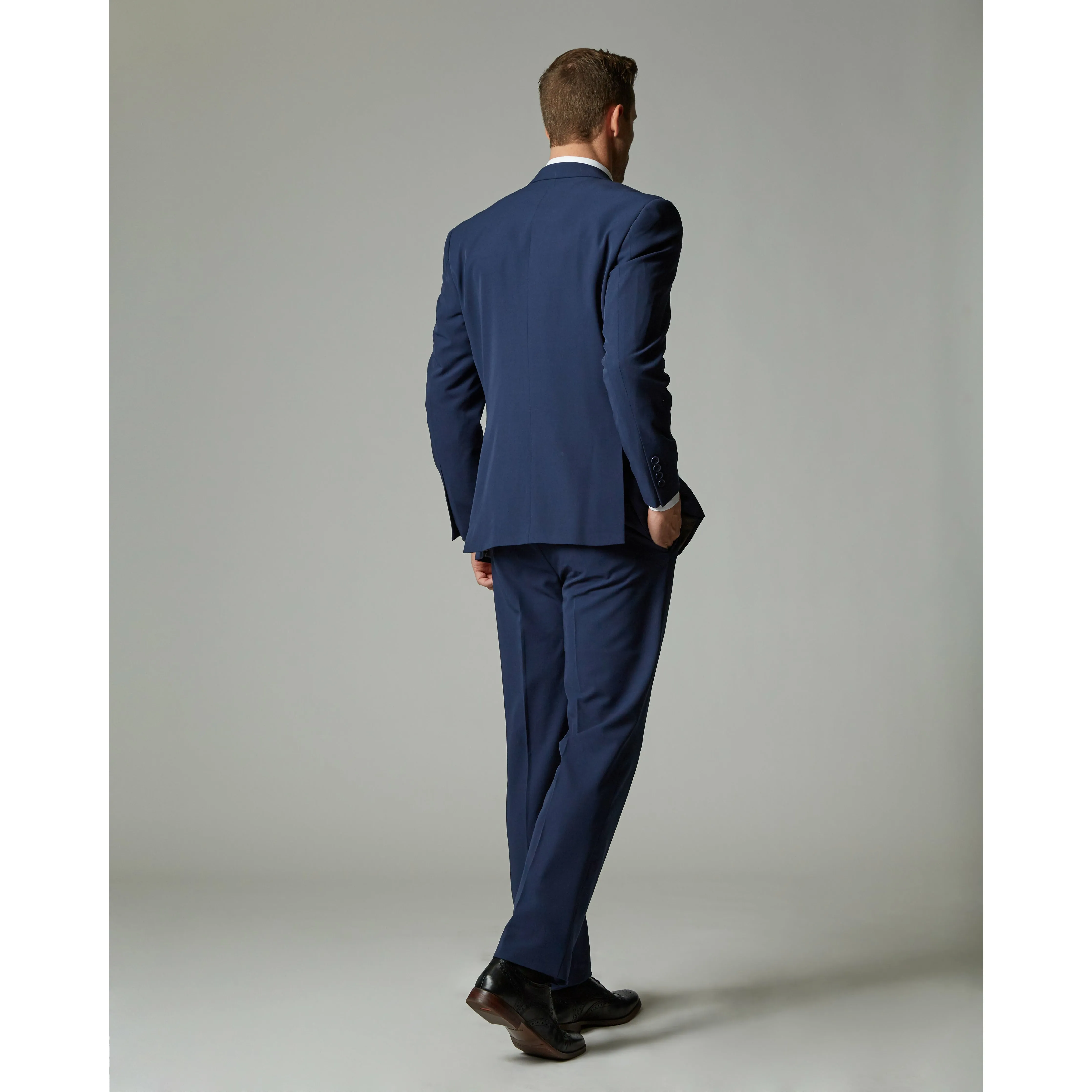 Navy Tour Stretch Modern Fit 1-Pant Suit