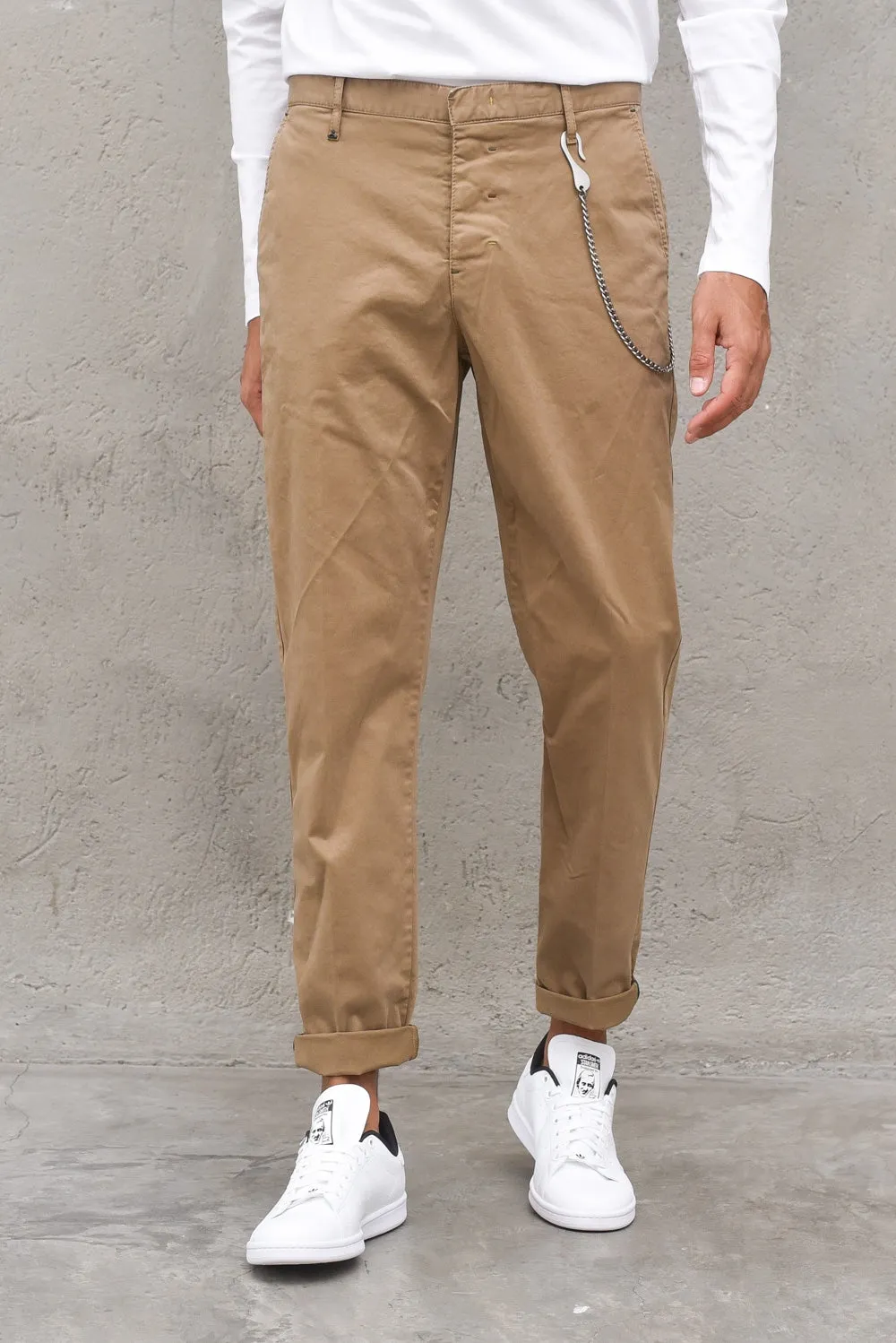 Pantalone Chinos Slim - Cammello