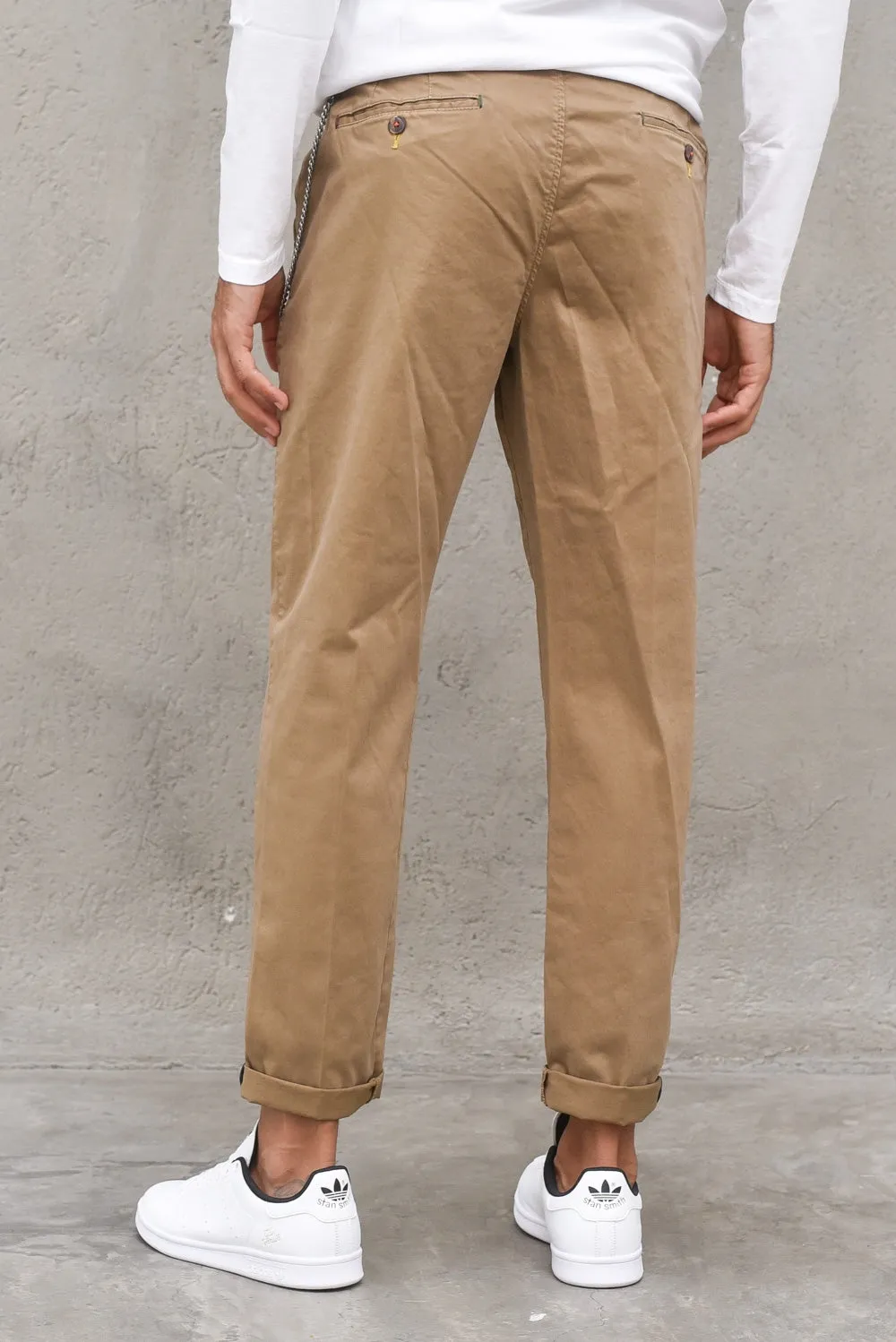 Pantalone Chinos Slim - Cammello