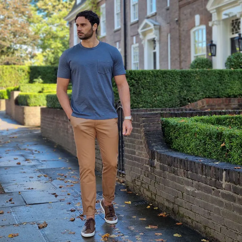 Perk Chinos in Smooth Oak