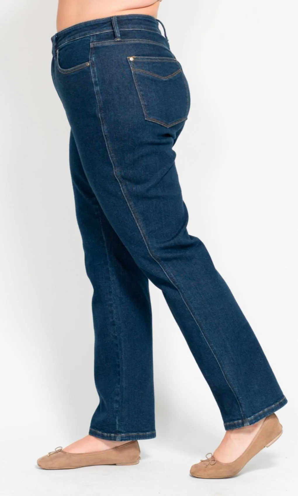 Plus Size Judy Blue Tummy Control Classic Straight Jeans