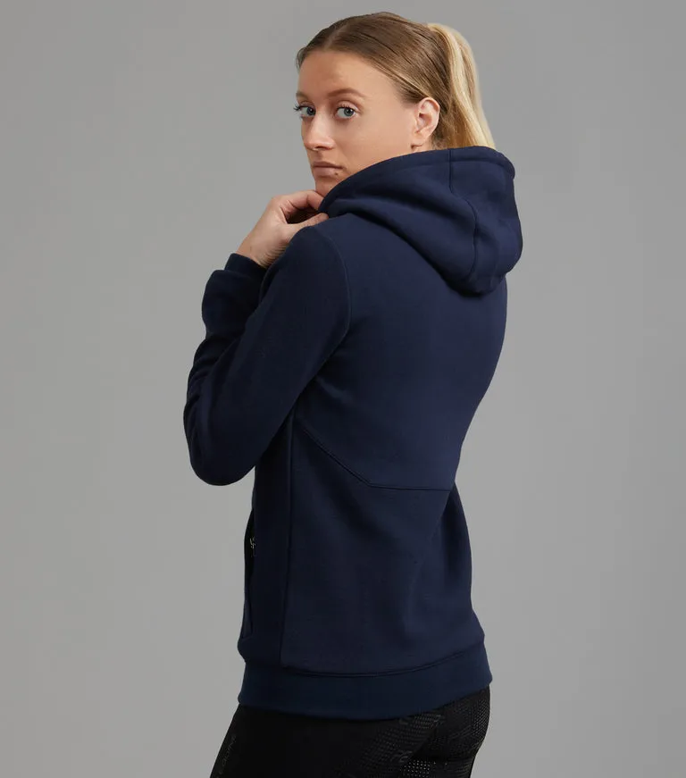 Premier Equine Legato Hooded Full-Zip Sweatshirt (navy)