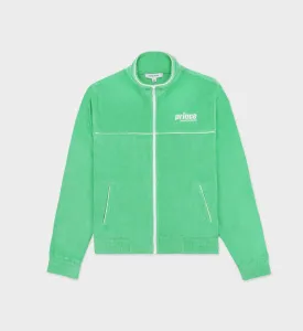 Prince Sporty Terry Track Jacket - Clean Mint/White