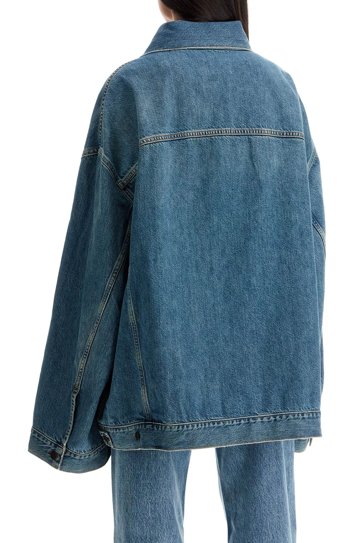 "janet's oversized denim jacket