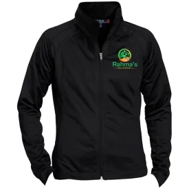 Rahma's Logo Rahma's Tax Service Ladies' Raglan Sleeve Warmup Jacket