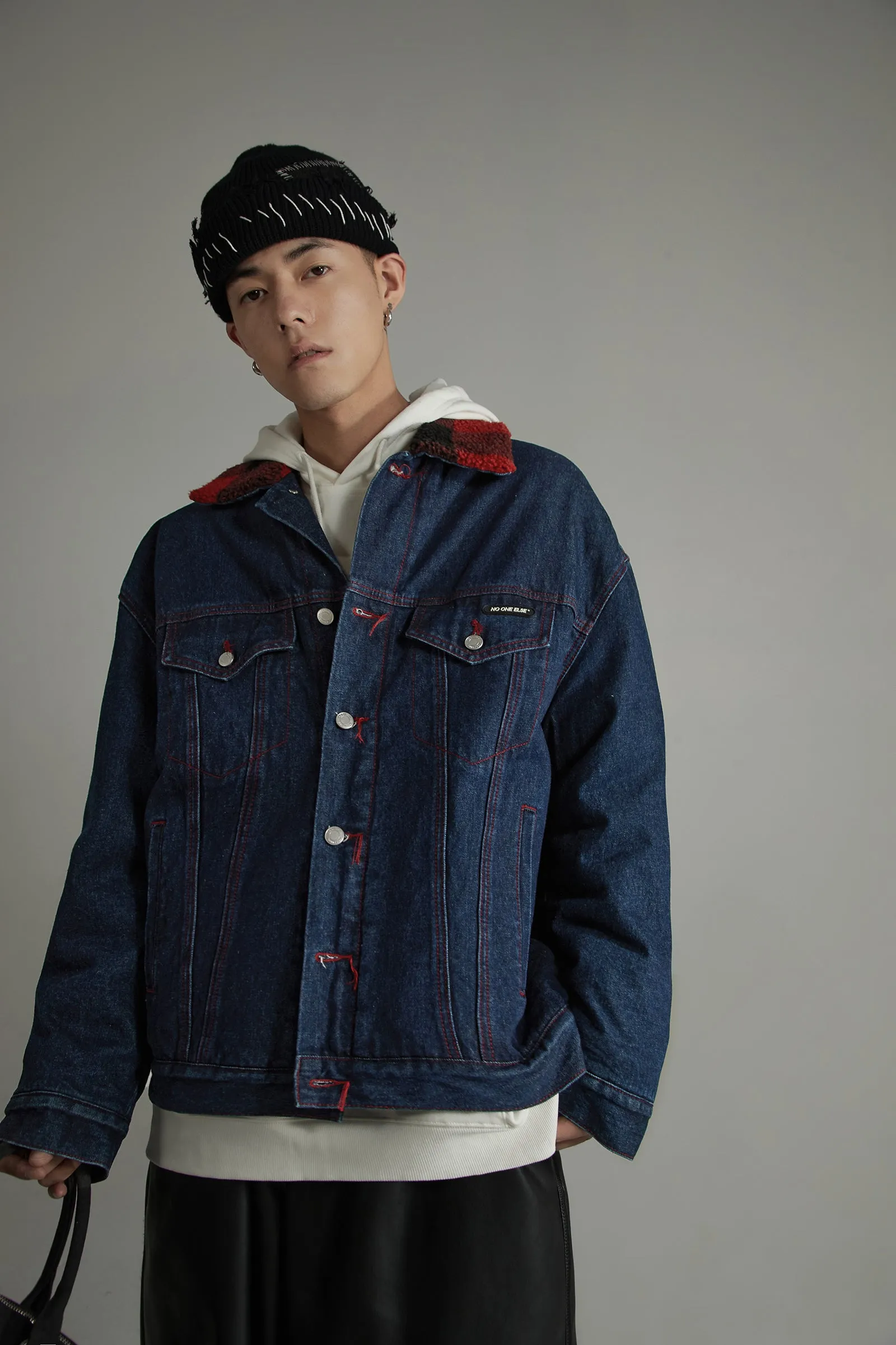 Red Stitch Denim Jacket