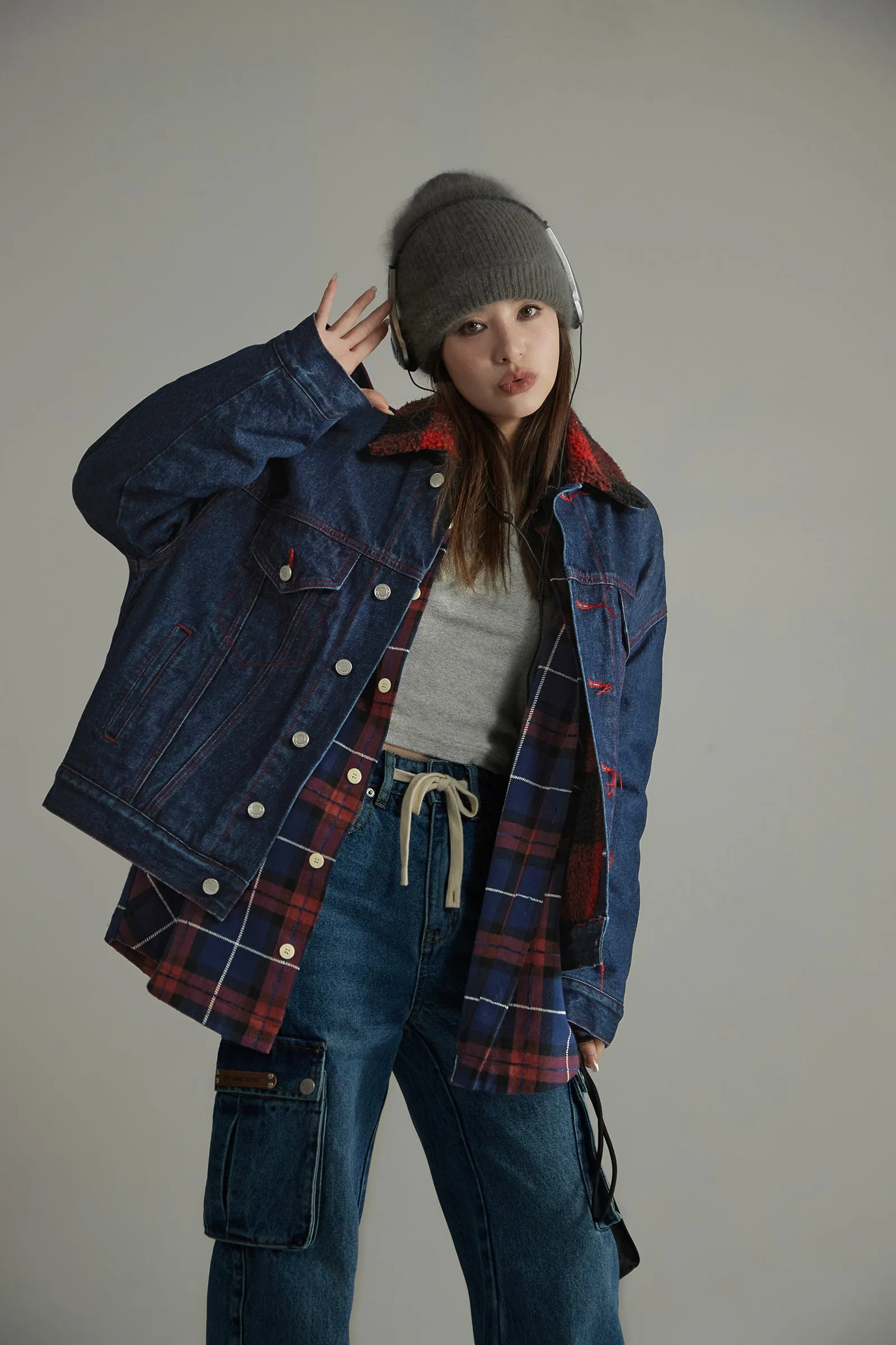 Red Stitch Denim Jacket