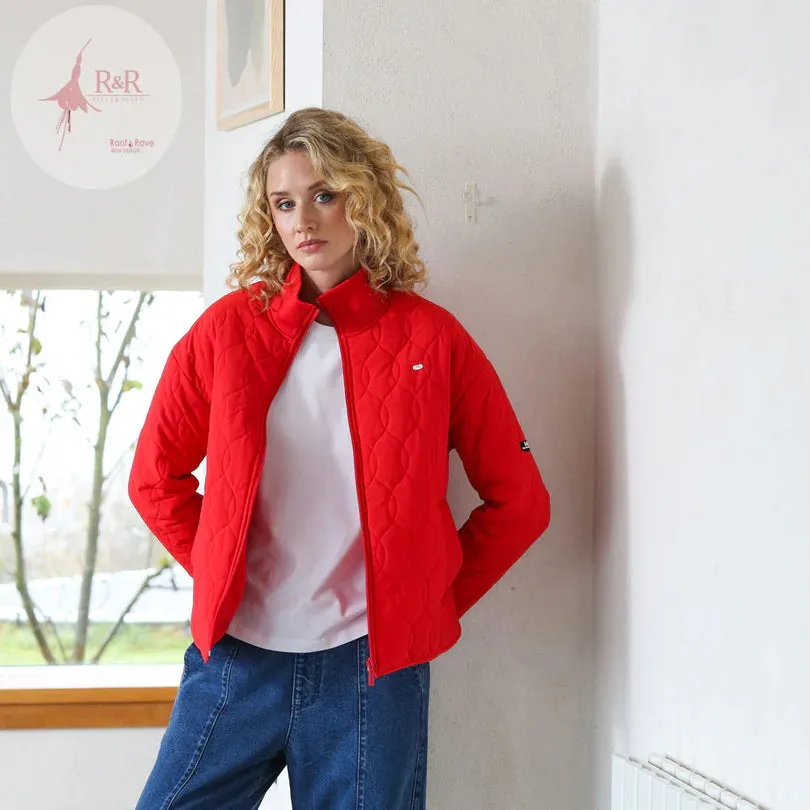 RELAX AND RENEW AINE TOMATO RED JACKET