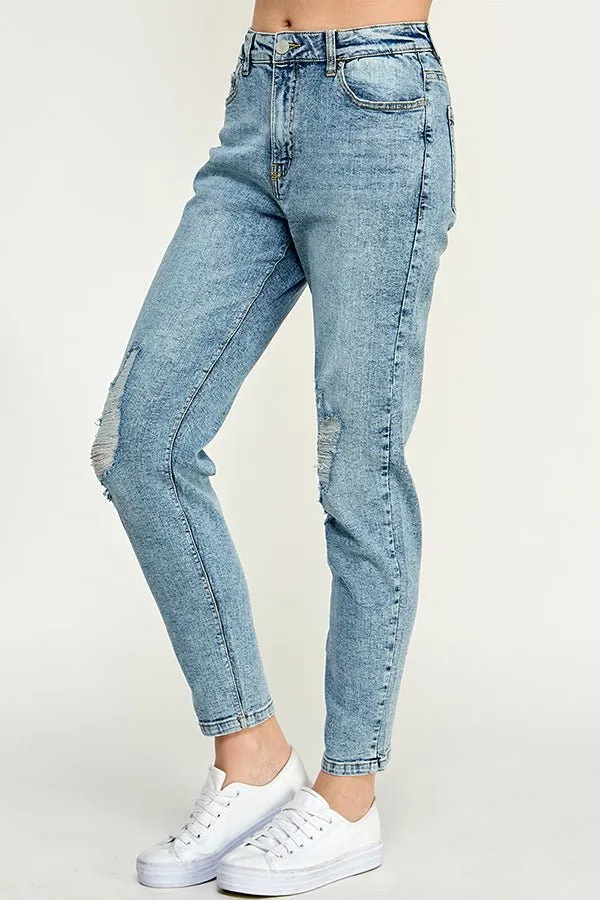 RIPPED  BOYFRIEND JEANS