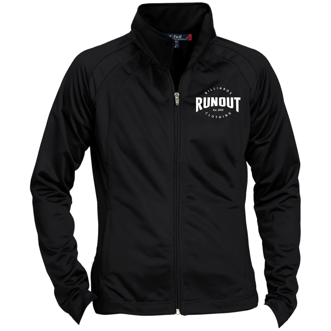 Runout Billiards Clothing -Ladies' Raglan Sleeve Warmup Jacket