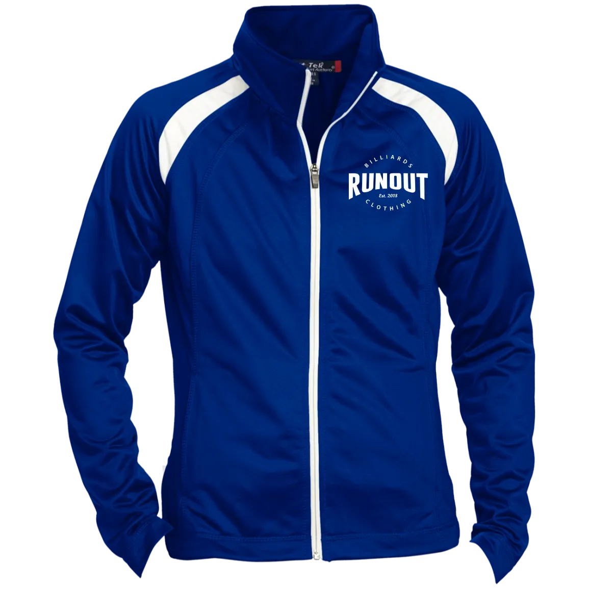 Runout Billiards Clothing -Ladies' Raglan Sleeve Warmup Jacket