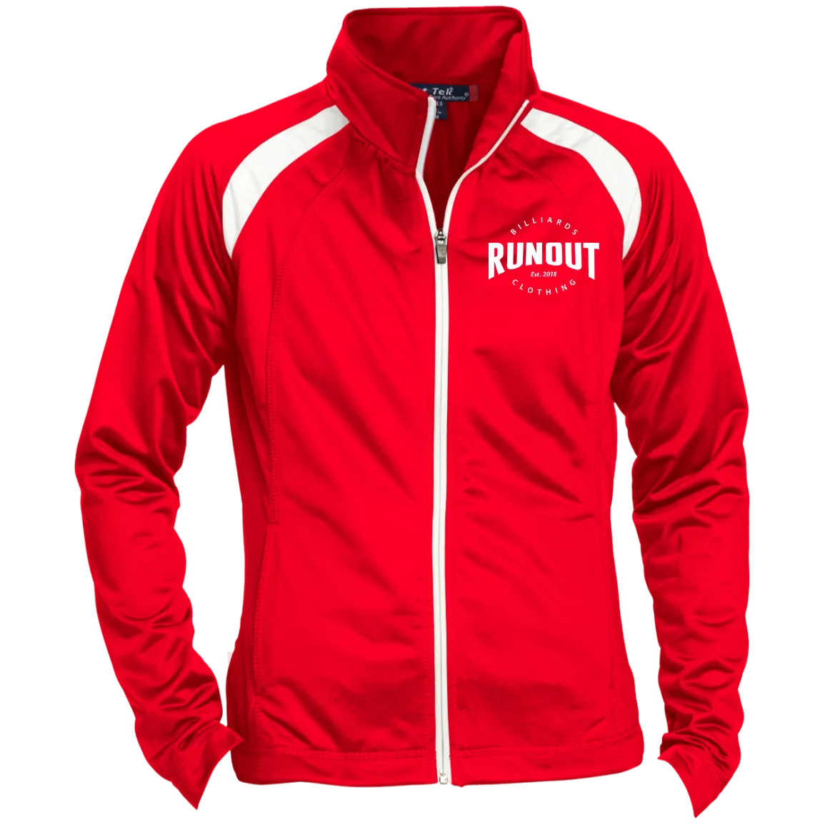 Runout Billiards Clothing -Ladies' Raglan Sleeve Warmup Jacket