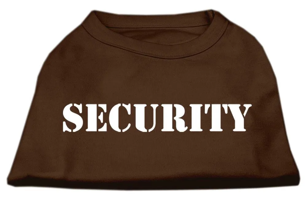 Security Screen Print Shirts Brown XXL (18)