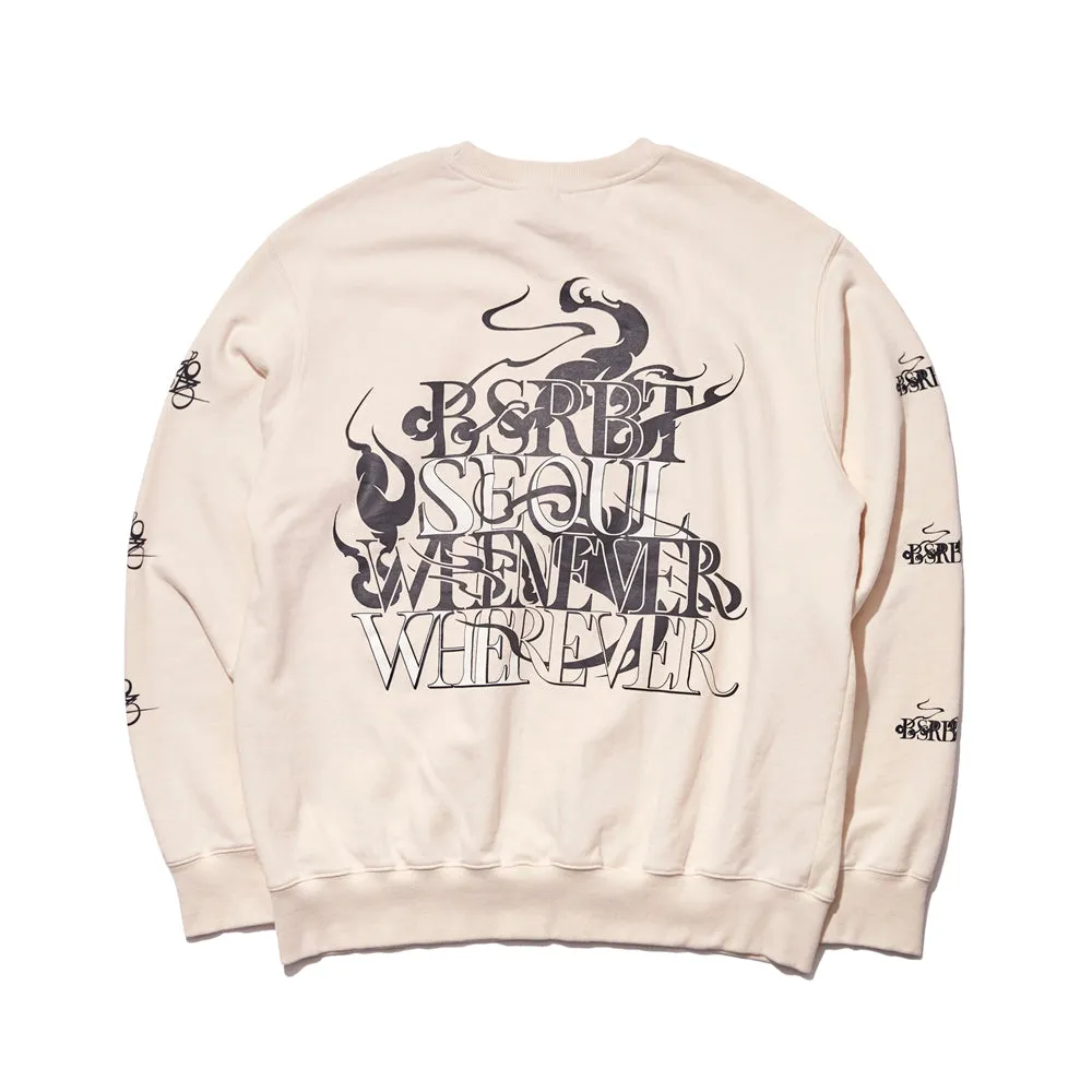 SEOUL WELCOME DRY SWEAT SHIRT CREAM