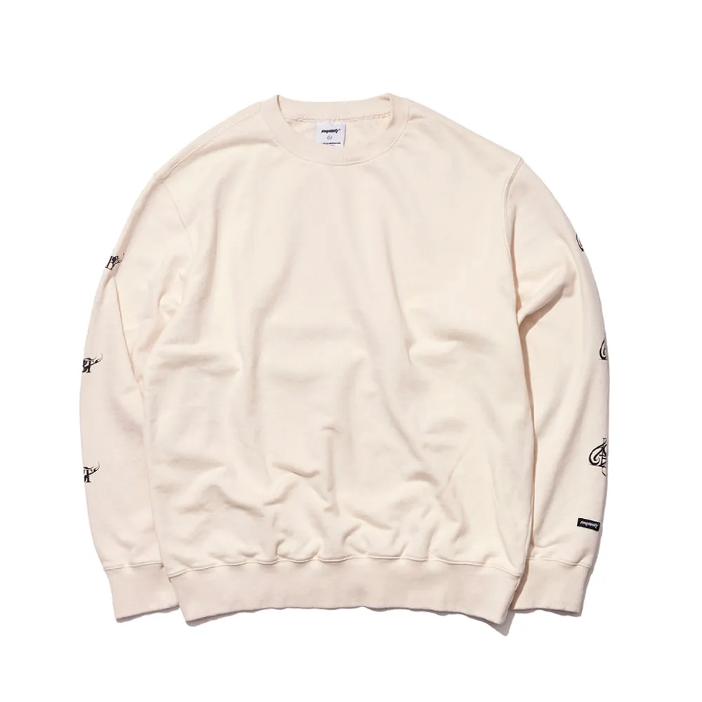 SEOUL WELCOME DRY SWEAT SHIRT CREAM