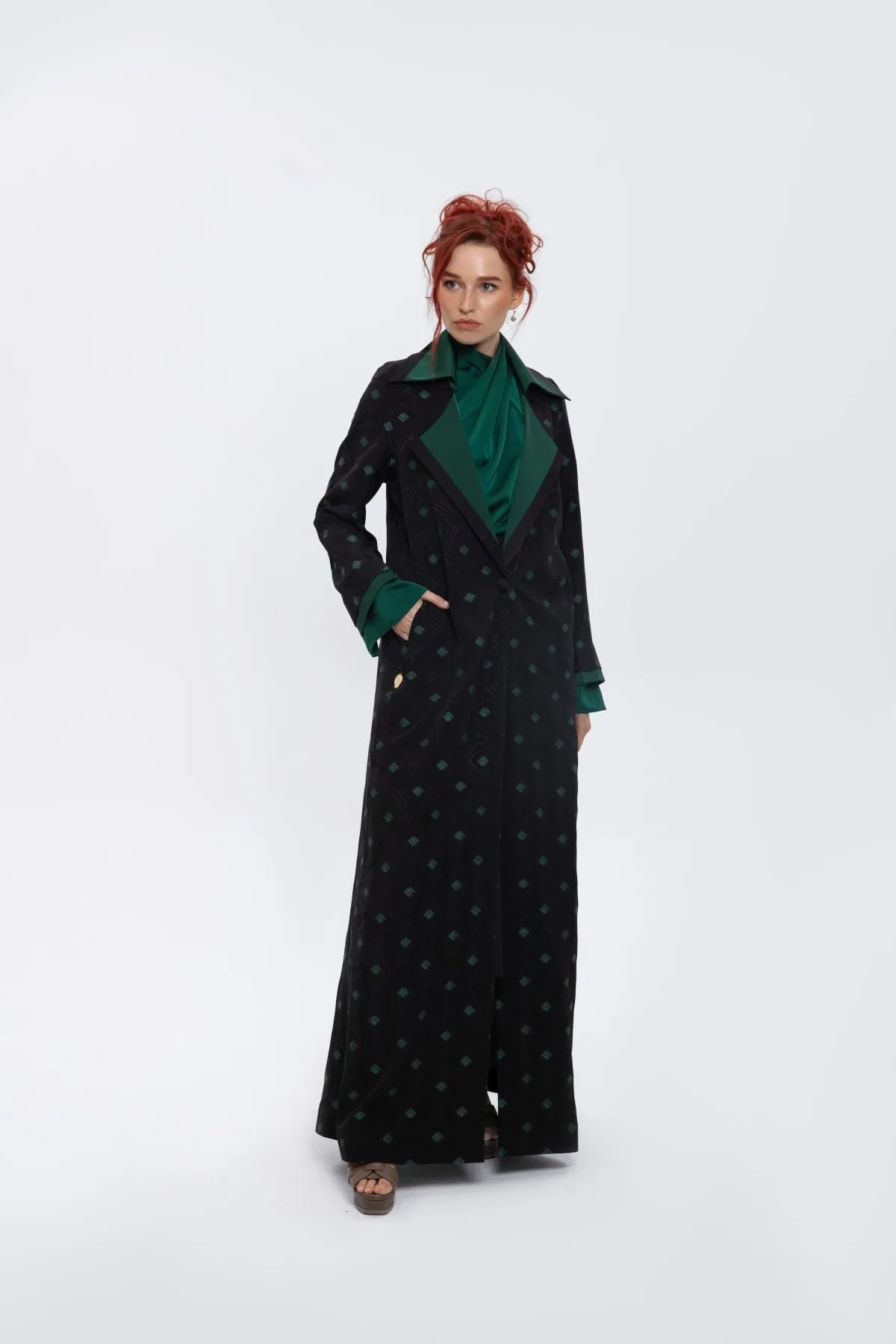 SM2408 Timeless Opulence Jacket Abaya