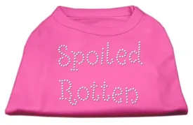 Spoiled Rotten Rhinestone Shirts Bright Pink S (10)