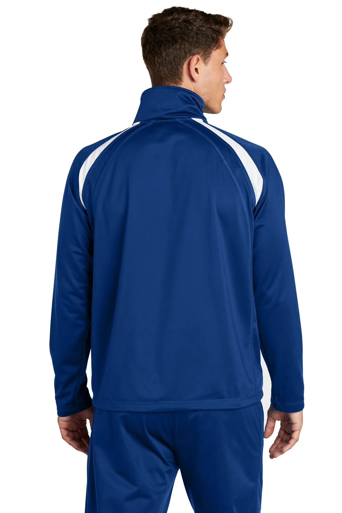 Sport-Tek Tricot Track Custom Jackets, True Royal/White