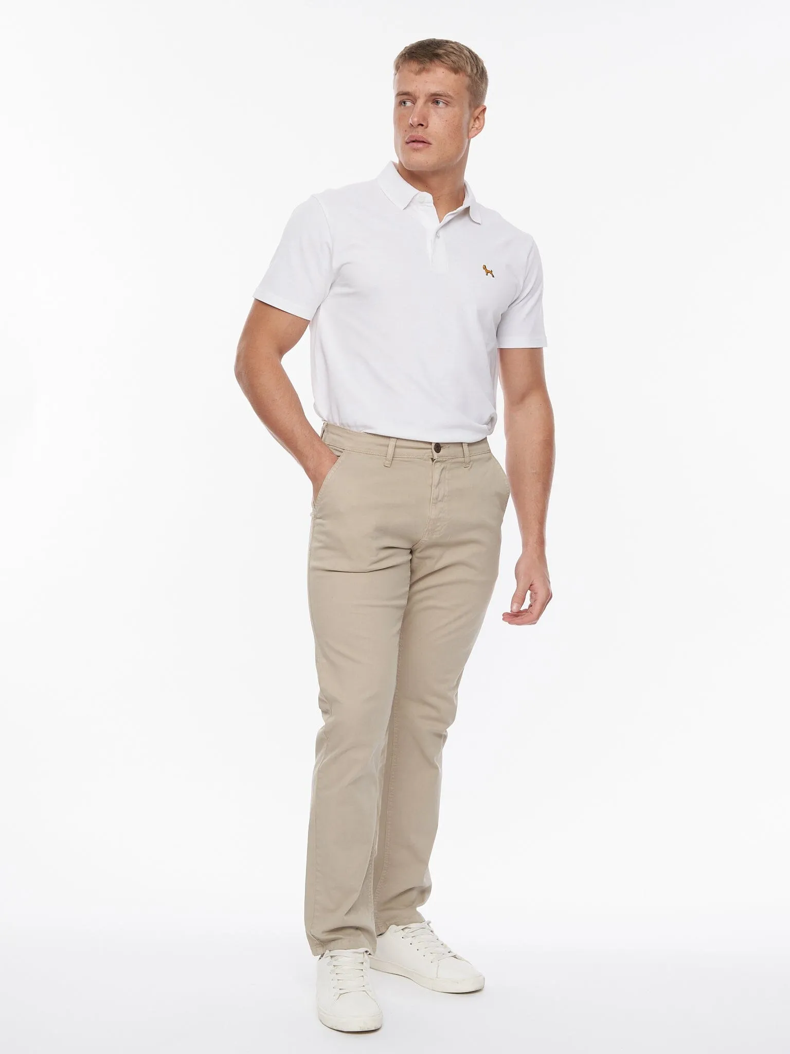 Tasman Chinos Stone