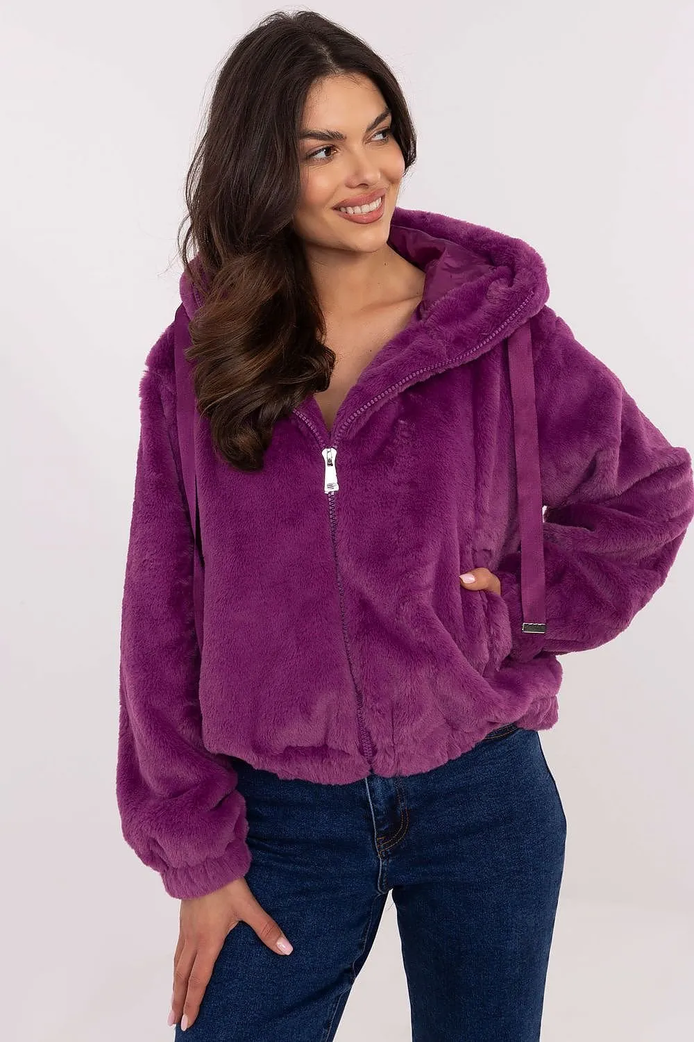 Teddy Bear Fur Jacket