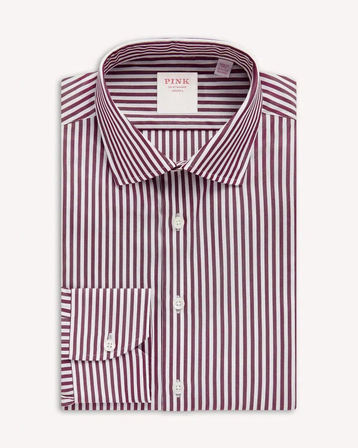 Thomas Pink Bengal W/Stripe Shirt Red White