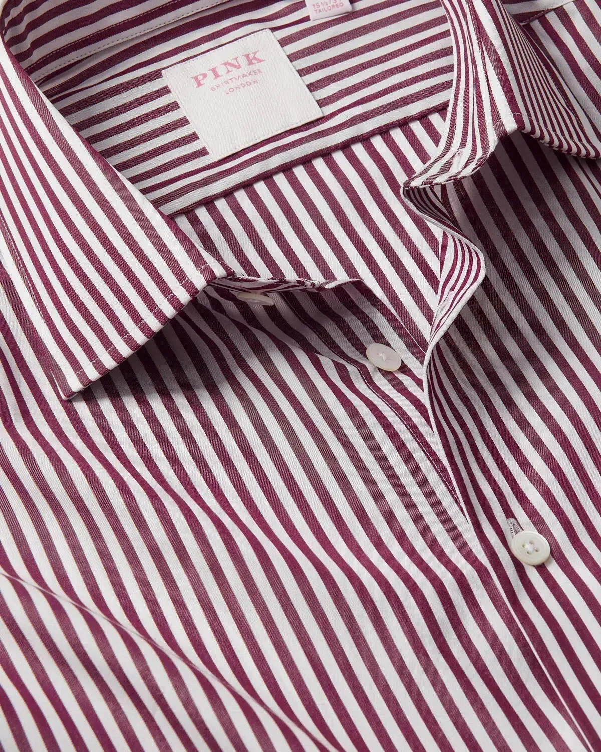 Thomas Pink Bengal W/Stripe Shirt Red White