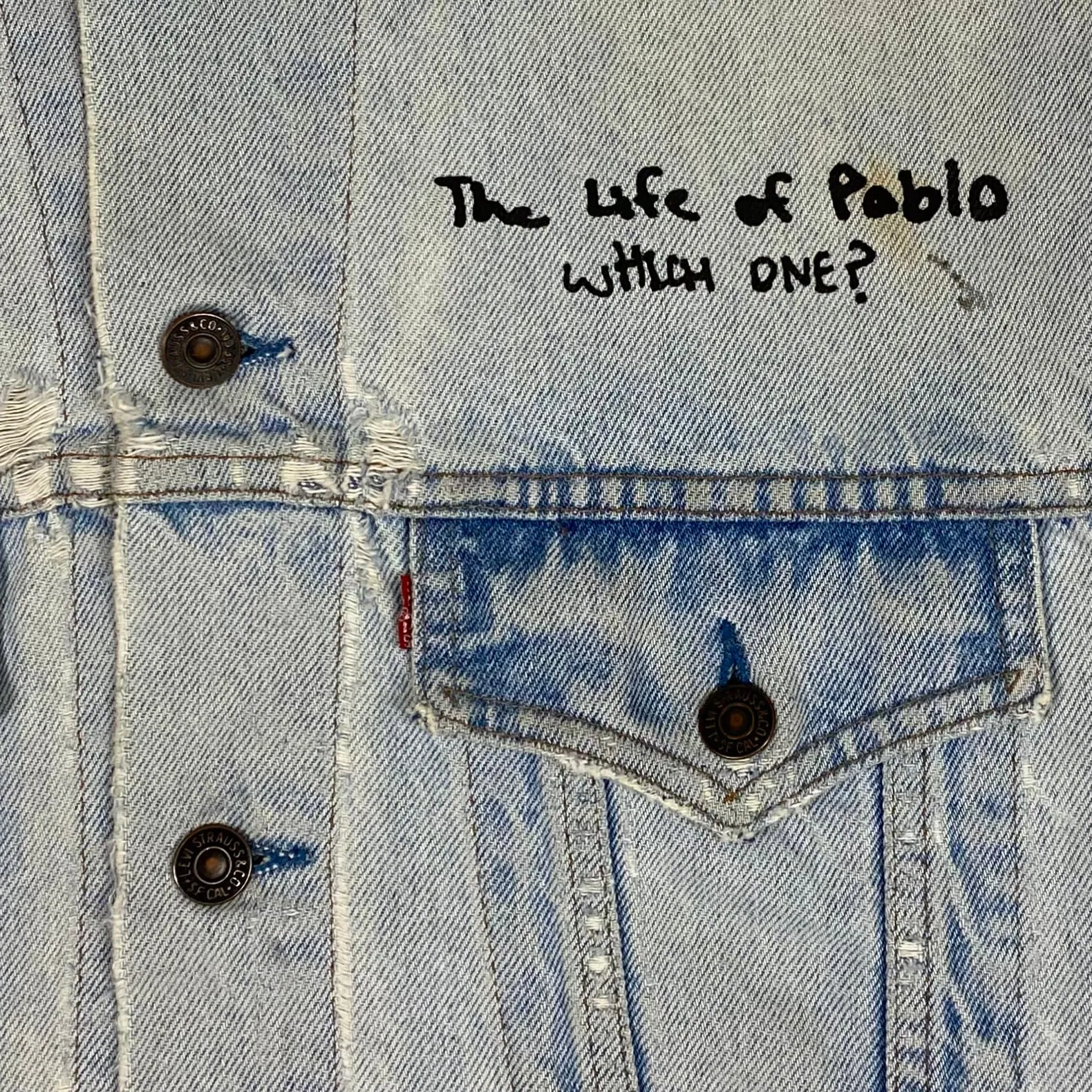 TLOP 2016 Studio Notepad 1 of 1 Reworked Denim Jacket