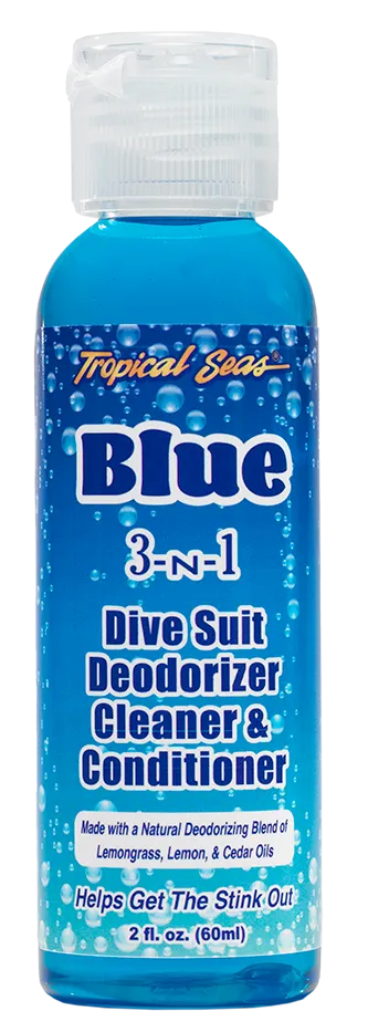 Tropical Seas Blue 3-N-1 Dive Suit Deodorizer Cleaner & Conditioner 8.45oz