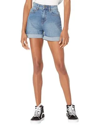 VANS HIGH RISE ROLL CUFF WOMENS SHORTS