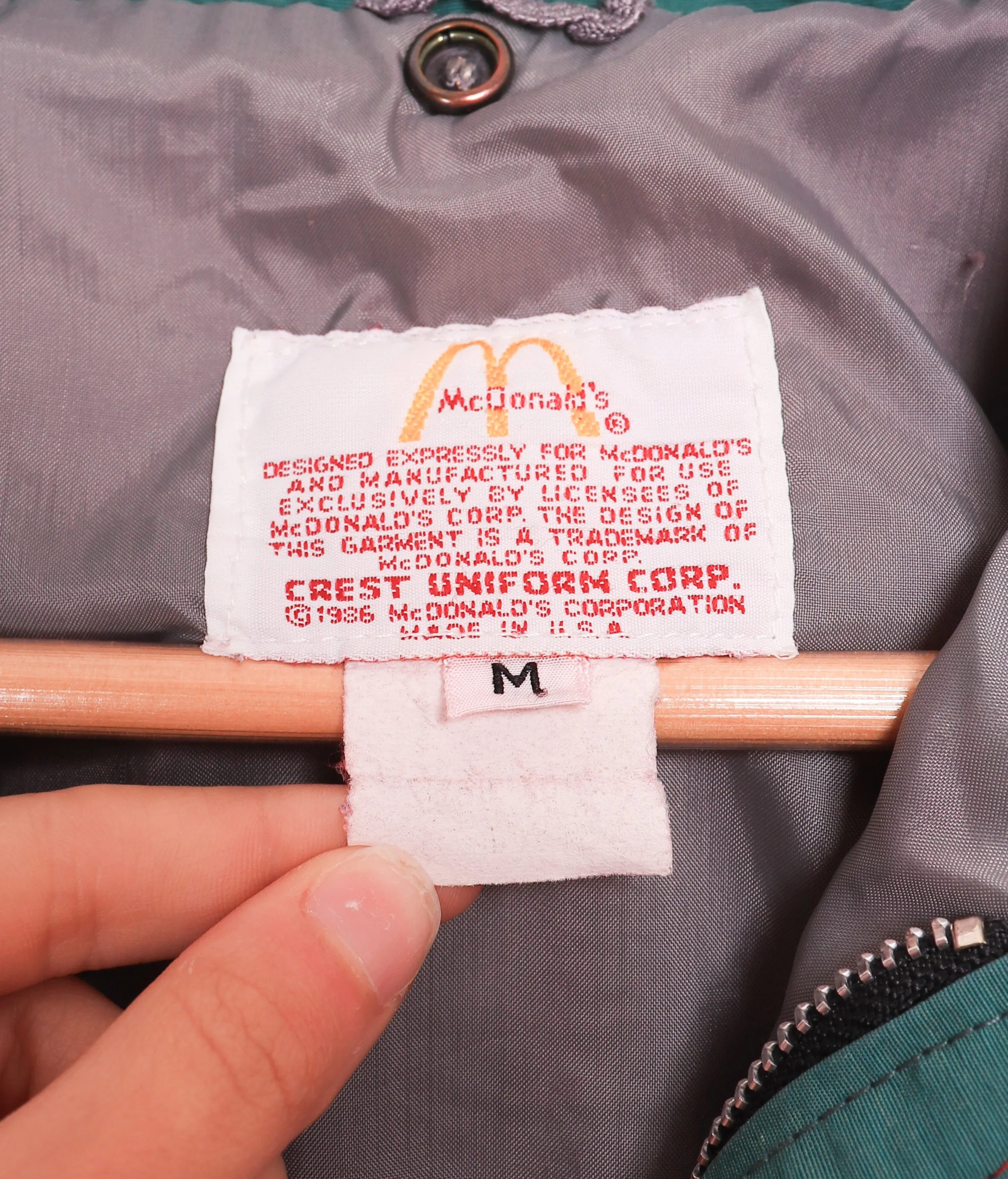 Vintage 1986 McDonalds Work Jacket