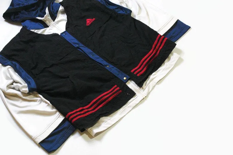 Vintage Adidas Hooded Track Jacket Medium / Large