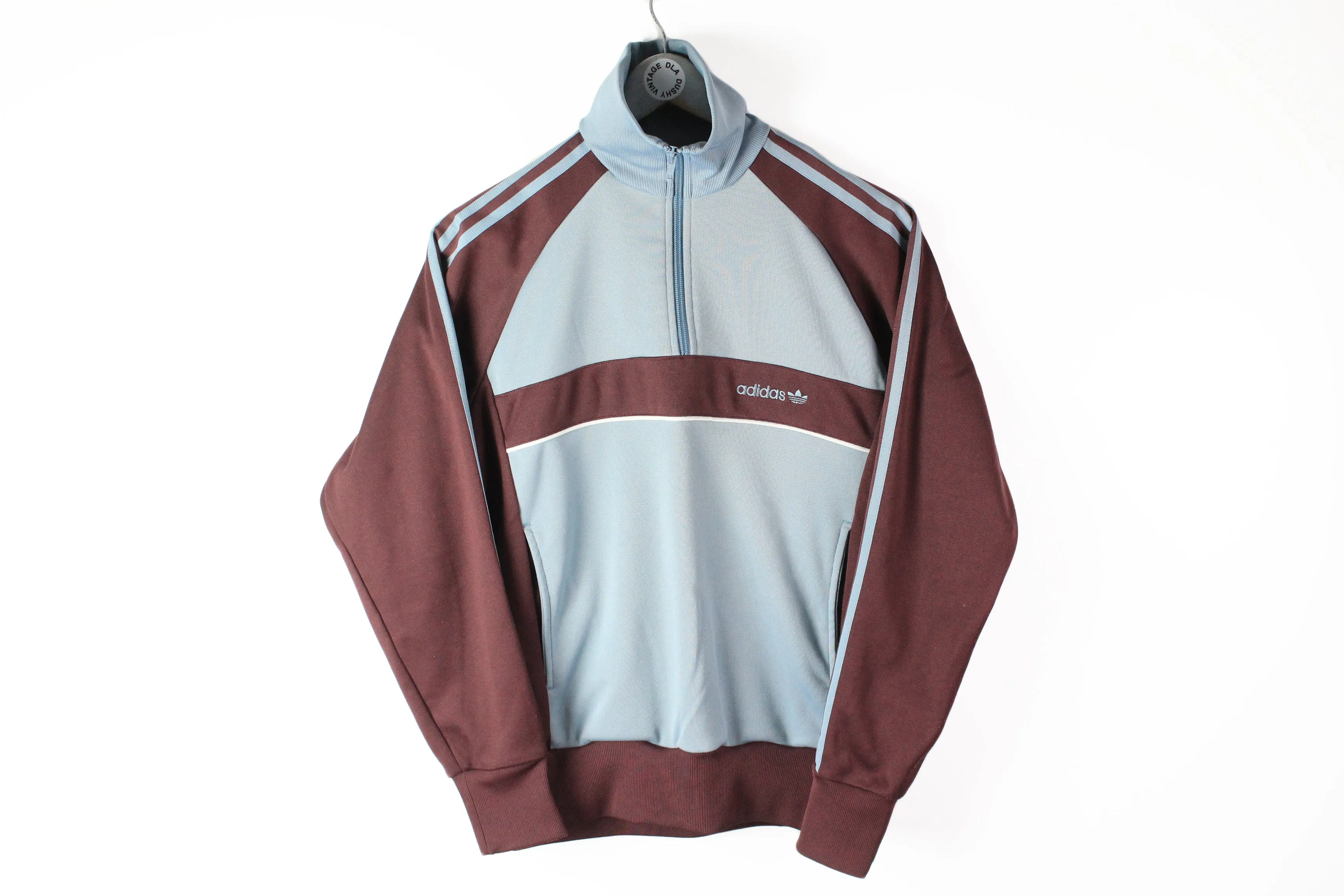 Vintage Adidas Sweatshirt Half Zip Small