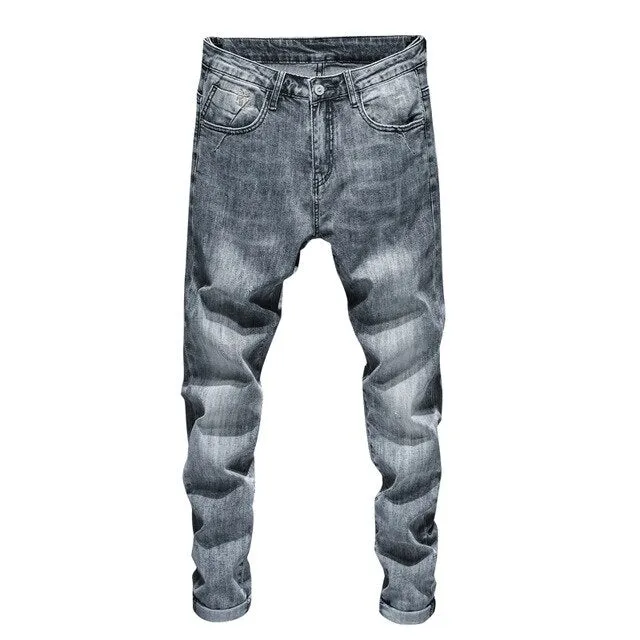 West Louis™ Skinny Stretch Leisure Denim Pants