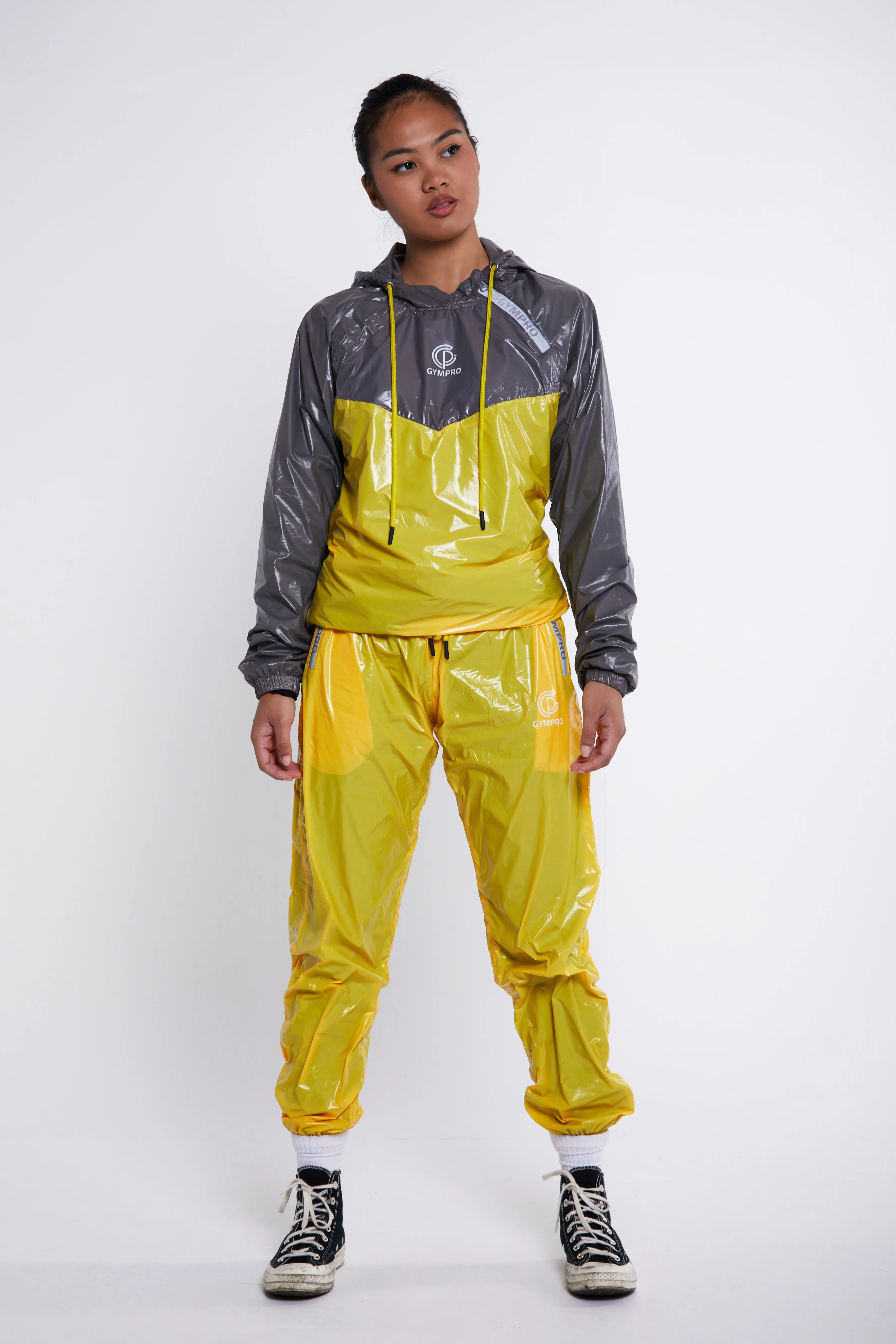 Womens - Hybrid Performance Sweat Suit - Yellow/Grey