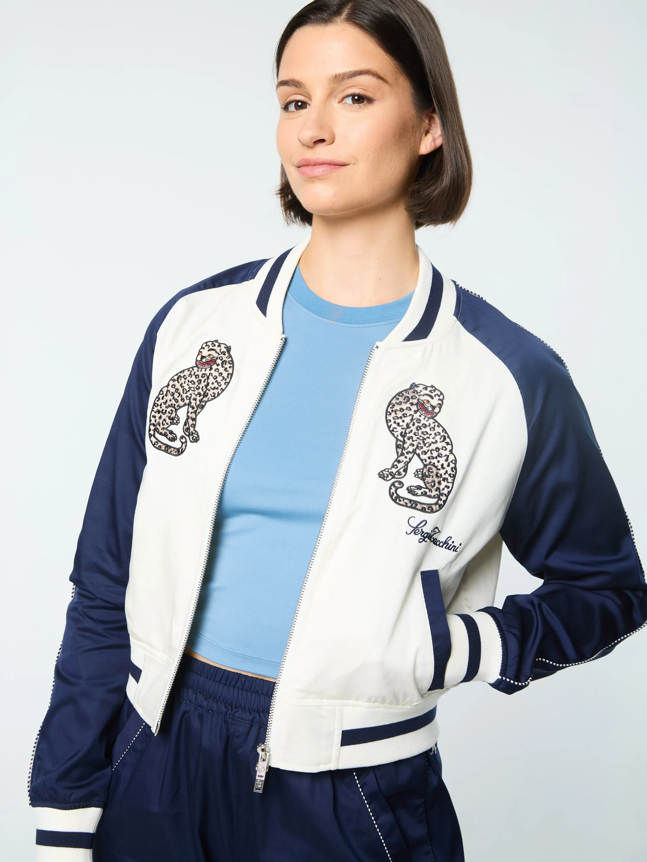 Women's Suveniri Track Jacket- Maritime Blue