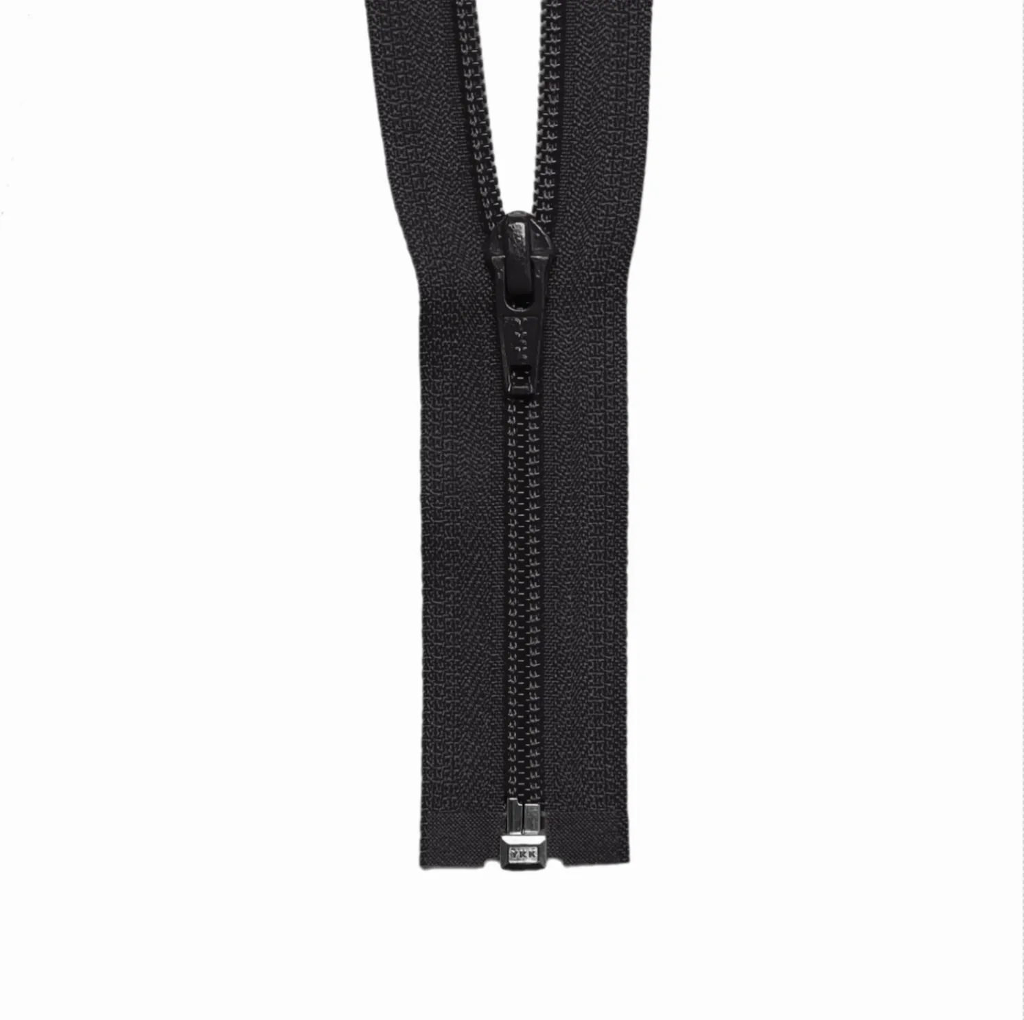 YKK #4.5 Coil 1-Way Open End Zippers - Black